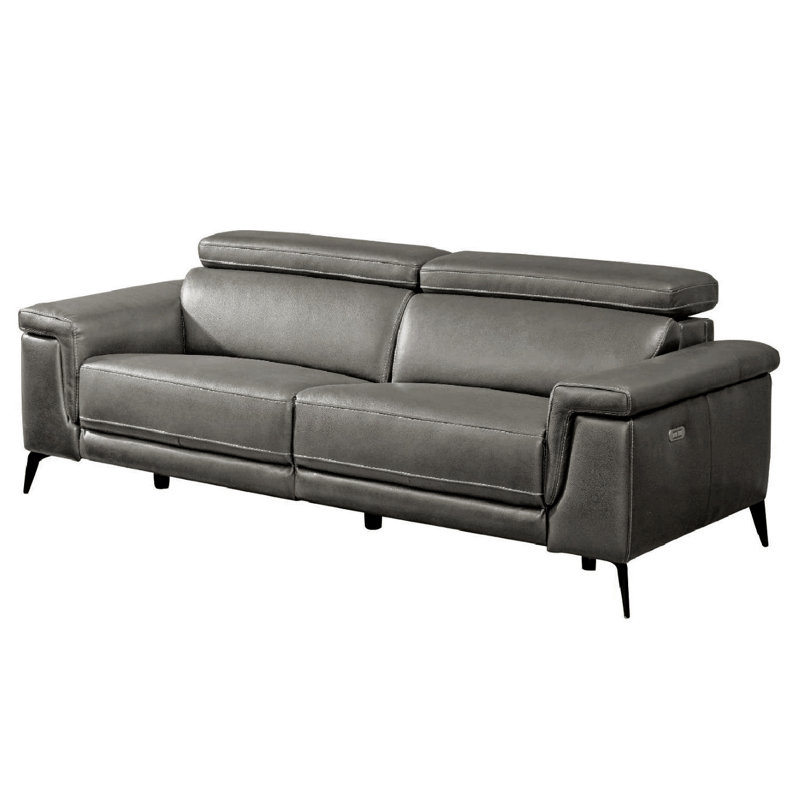 Orren Ellis Philippa 84'' Leather Power Reclining Sofa & Reviews Wayfair